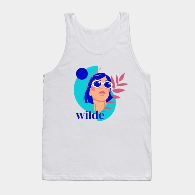 Wild women portrait Tank Top by Voropaeva_visual